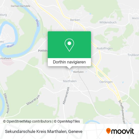 Sekundarschule Kreis Marthalen Karte