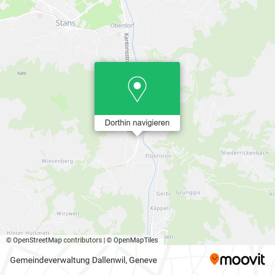 Gemeindeverwaltung Dallenwil Karte