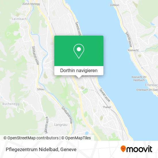 Pflegezentrum Nidelbad Karte