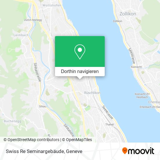 Swiss Re Seminargebäude Karte