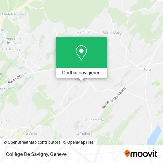 Collège De Savigny Karte