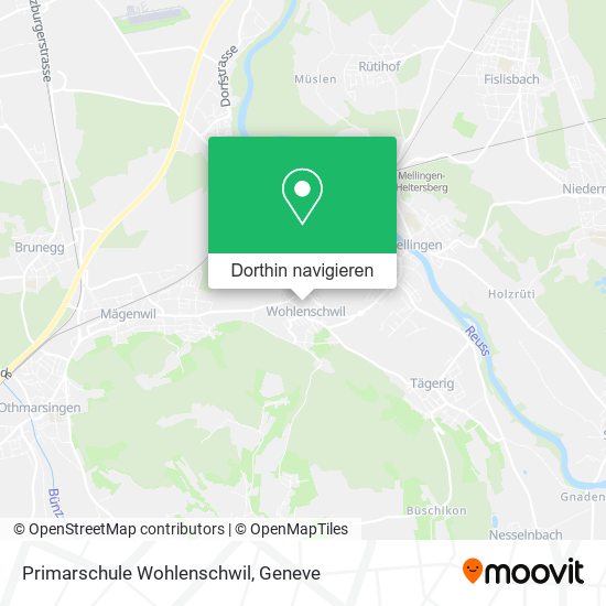 Primarschule Wohlenschwil Karte