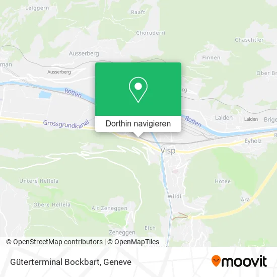 Güterterminal Bockbart Karte