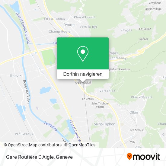 Gare Routière D'Aigle Karte