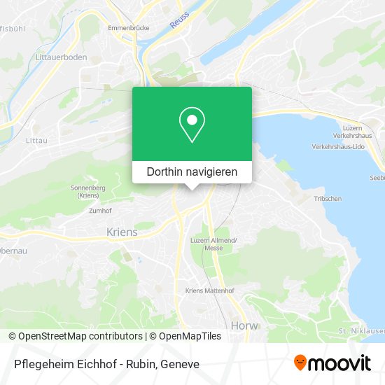 Pflegeheim Eichhof - Rubin Karte