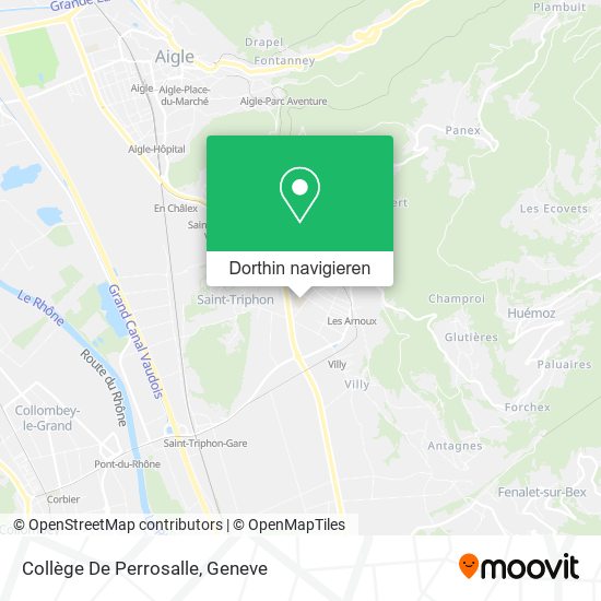 Collège De Perrosalle Karte