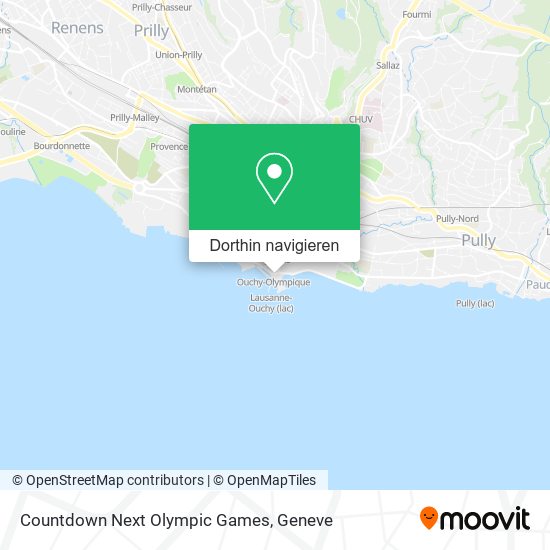 Countdown Next Olympic Games Karte