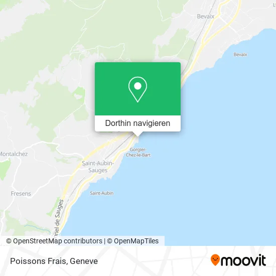 Poissons Frais Karte