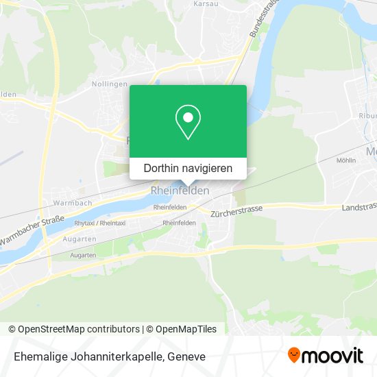 Ehemalige Johanniterkapelle Karte