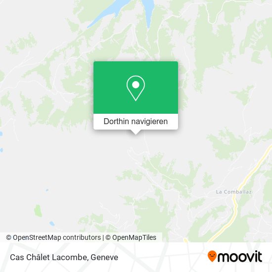 Cas Châlet Lacombe Karte