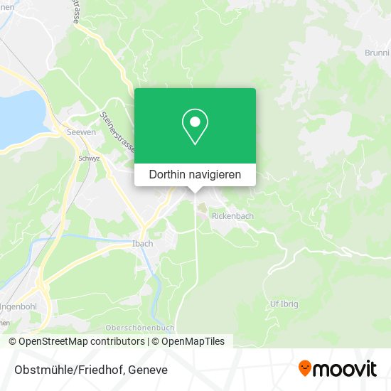 Obstmühle/Friedhof Karte