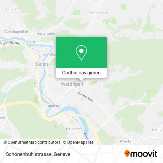 Schönenbühlstrasse Karte
