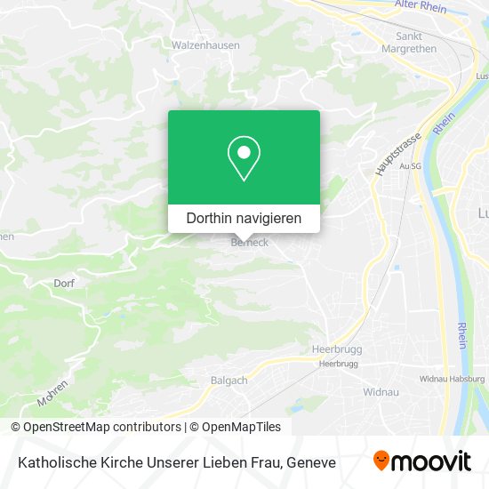 Katholische Kirche Unserer Lieben Frau Karte