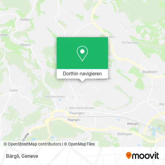 Bärgli Karte