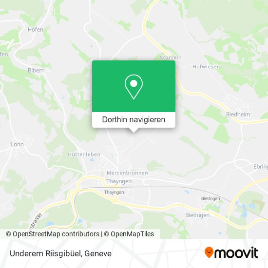 Underem Riisgibüel Karte