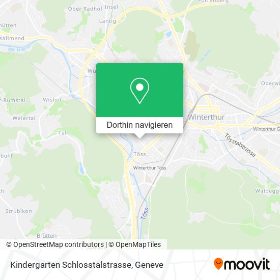 Kindergarten Schlosstalstrasse Karte