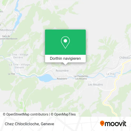 Chez Chloclicloche Karte