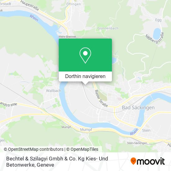 Bechtel & Szilagyi Gmbh & Co. Kg Kies- Und Betonwerke Karte