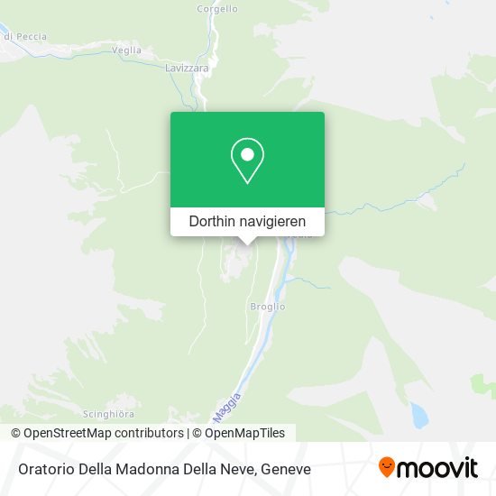 Oratorio Della Madonna Della Neve Karte