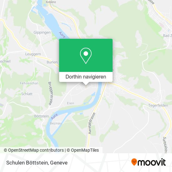 Schulen Böttstein Karte