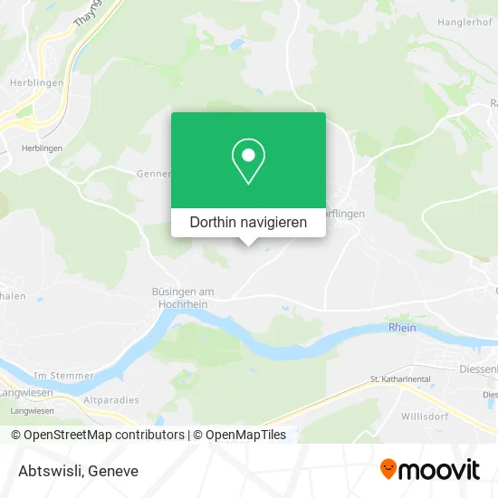 Abtswisli Karte