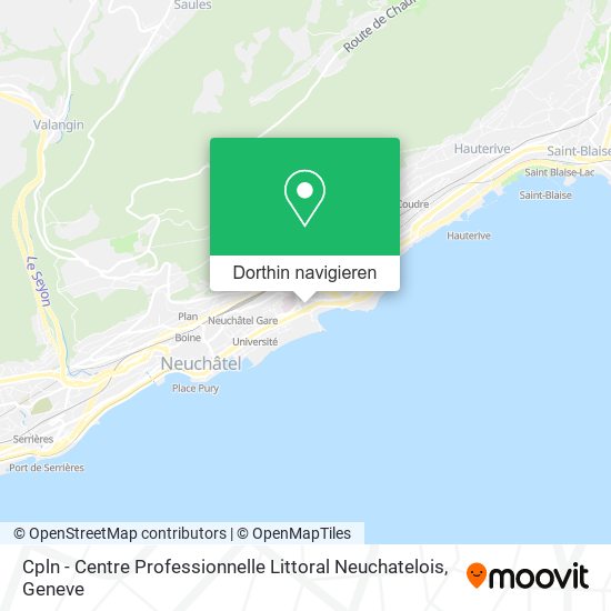 Cpln - Centre Professionnelle Littoral Neuchatelois Karte