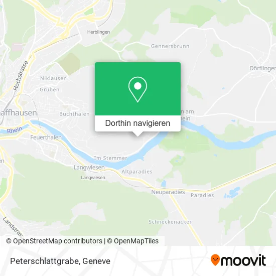 Peterschlattgrabe Karte