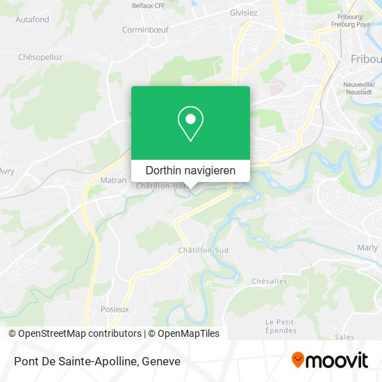 Pont De Sainte-Apolline Karte