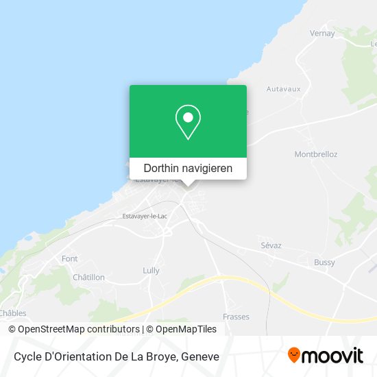 Cycle D'Orientation De La Broye Karte
