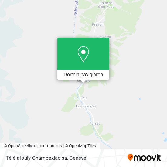 Télélafouly-Champexlac sa Karte