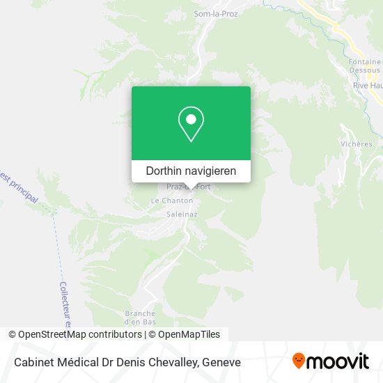 Cabinet Médical Dr Denis Chevalley Karte
