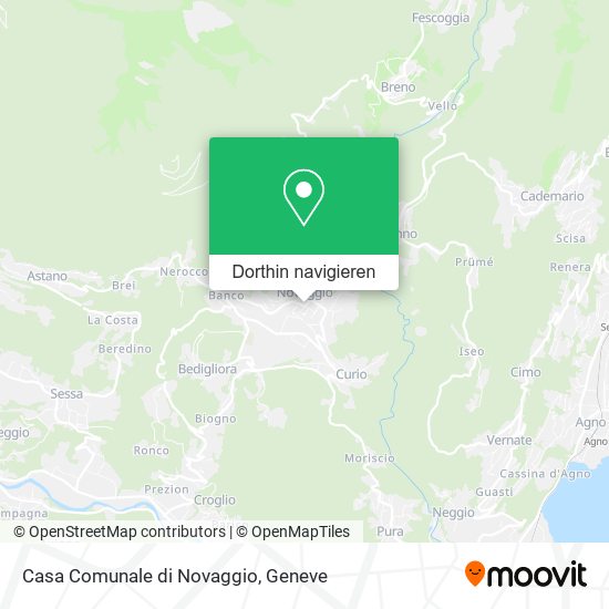 Casa Comunale di Novaggio Karte