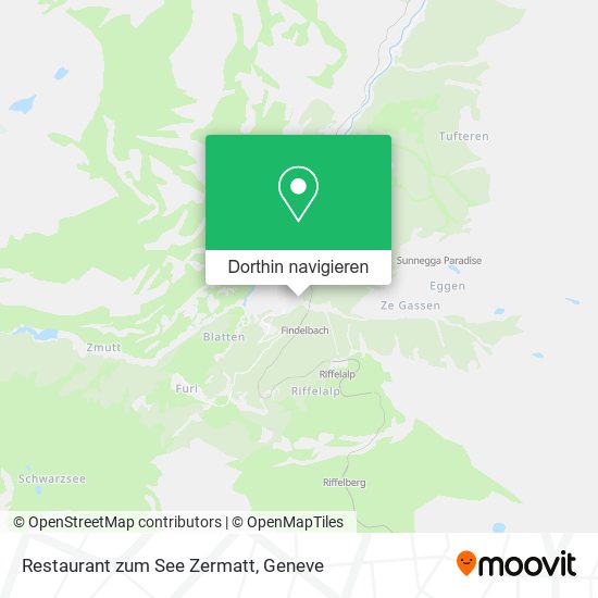Restaurant zum See Zermatt Karte