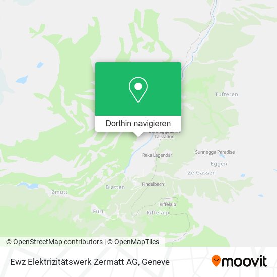 Ewz Elektrizitätswerk Zermatt AG Karte