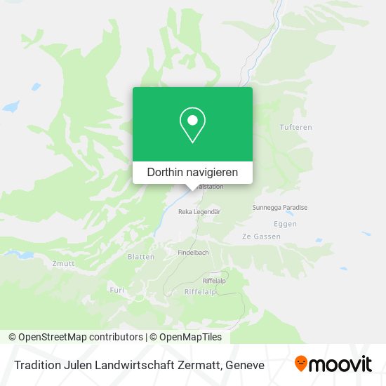 Tradition Julen Landwirtschaft Zermatt Karte