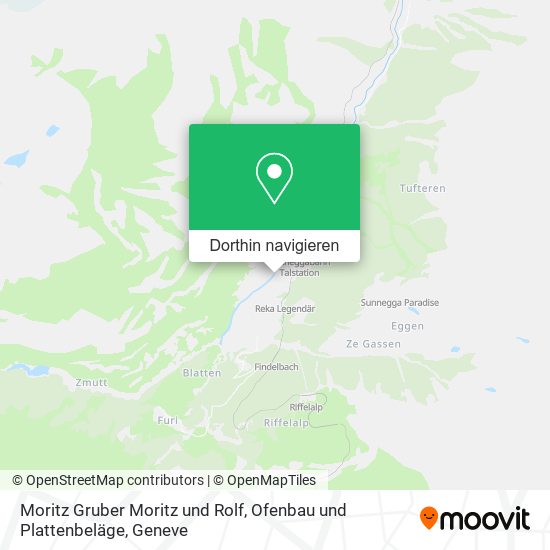 Moritz Gruber Moritz und Rolf, Ofenbau und Plattenbeläge Karte