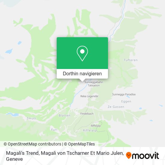 Magali's Trend, Magali von Tscharner Et Mario Julen Karte