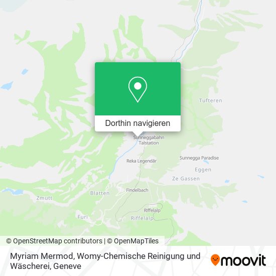 Myriam Mermod, Womy-Chemische Reinigung und Wäscherei Karte