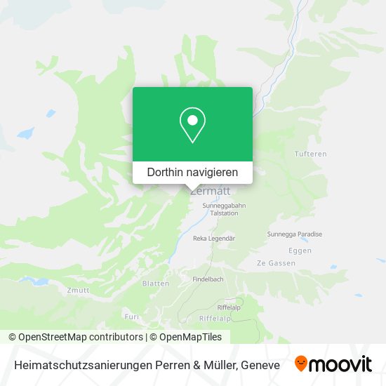 Heimatschutzsanierungen Perren & Müller Karte