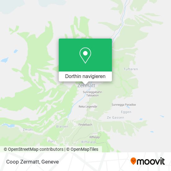 Coop Zermatt Karte