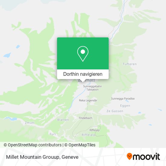 Millet Mountain Grouup Karte
