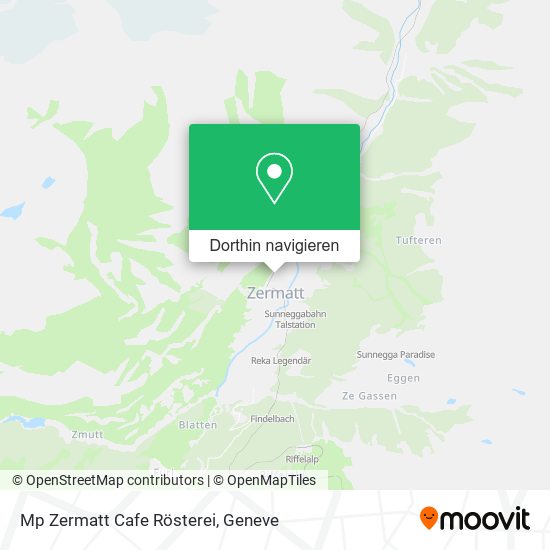 Mp Zermatt Cafe Rösterei Karte