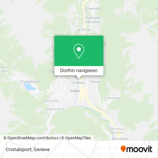 Cristalsport Karte