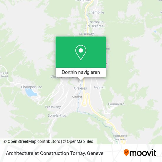 Architecture et Construction Tornay Karte