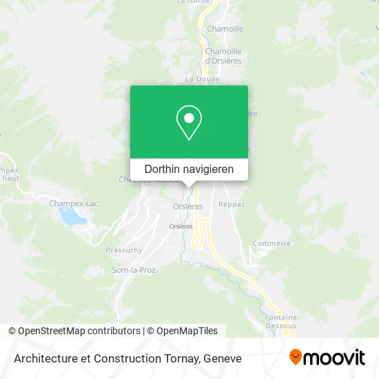 Architecture et Construction Tornay Karte