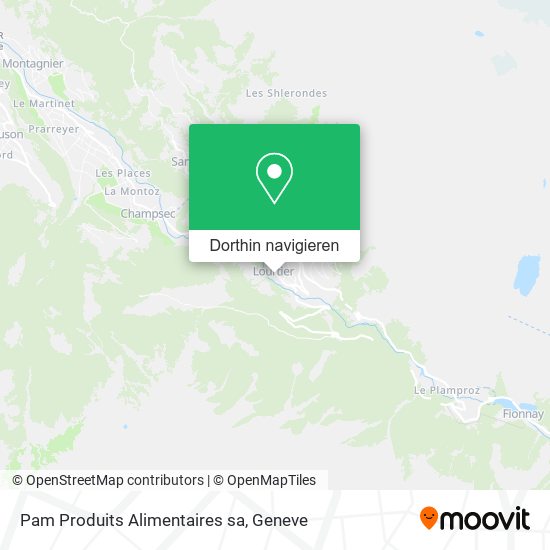 Pam Produits Alimentaires sa Karte