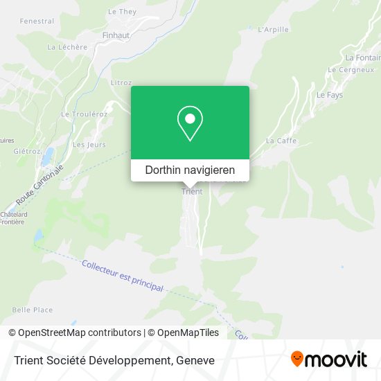 Trient Société Développement Karte