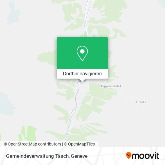 Gemeindeverwaltung Täsch Karte