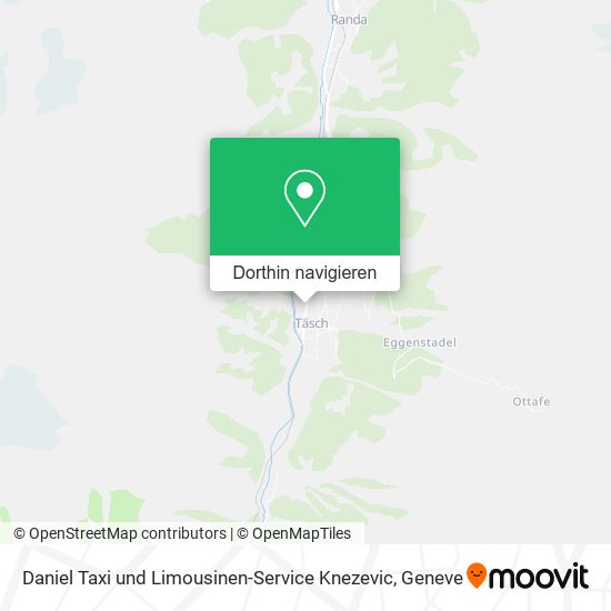 Daniel Taxi und Limousinen-Service Knezevic Karte