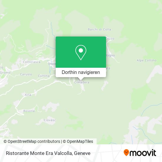 Ristorante Monte Era Valcolla Karte